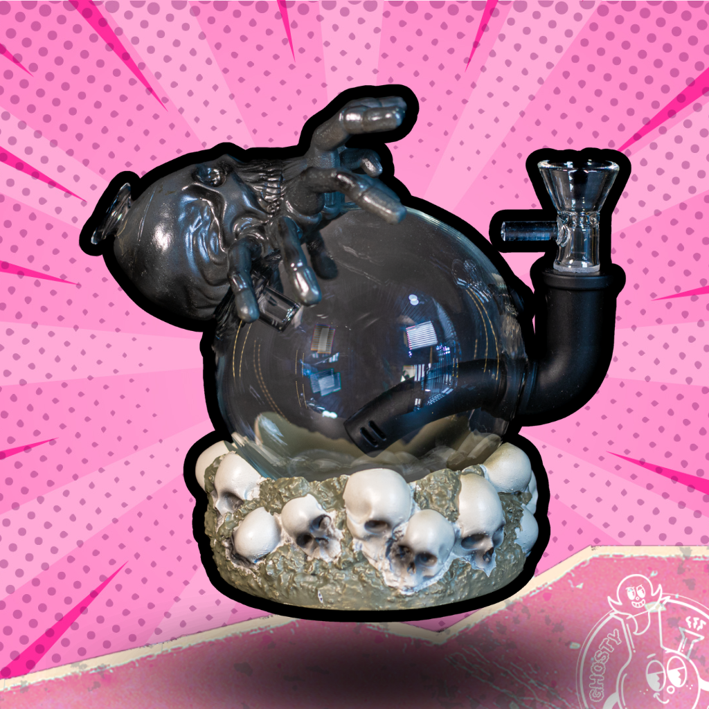 BONG SILICON SPIDER GLASS