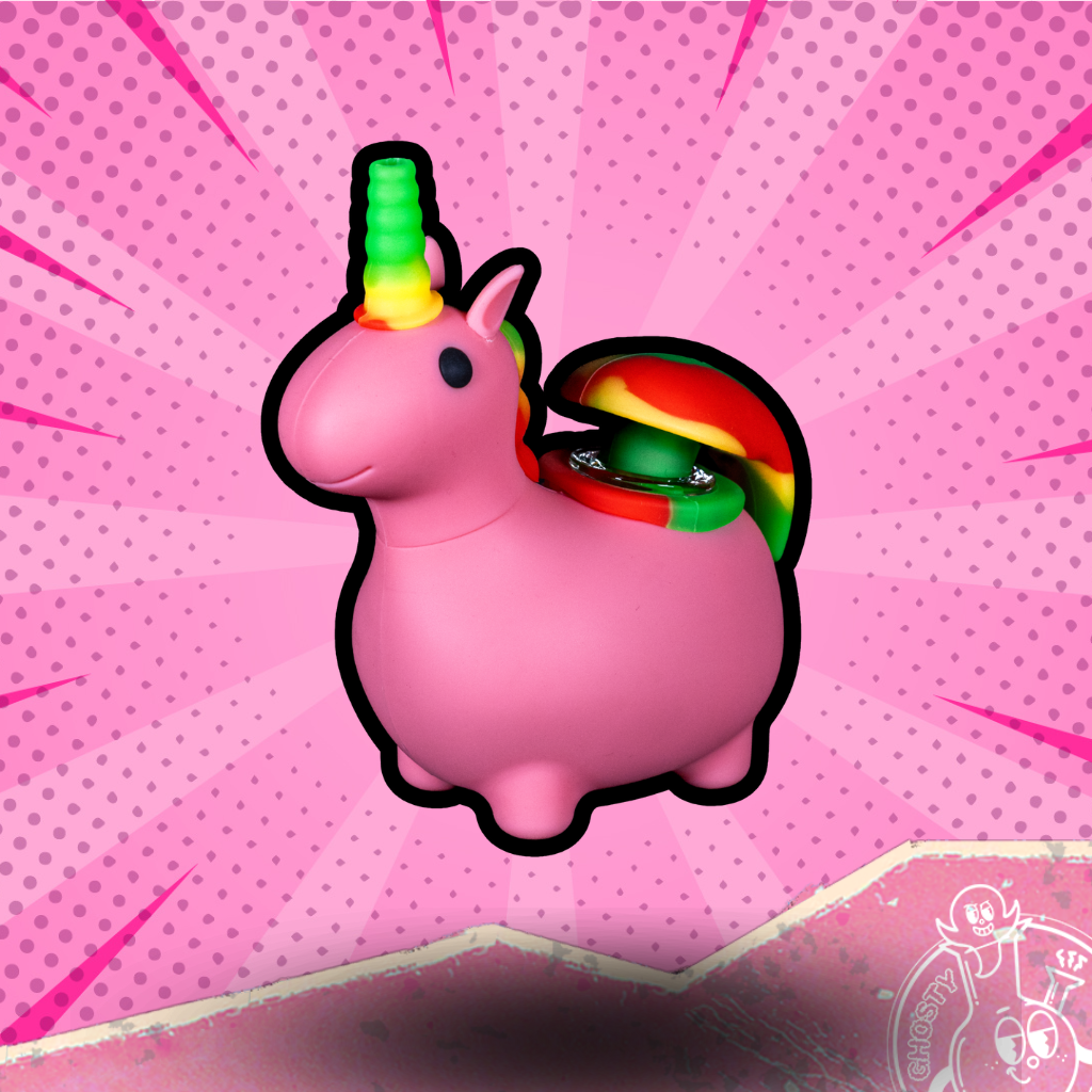 BONG SILICON UNICORNIO