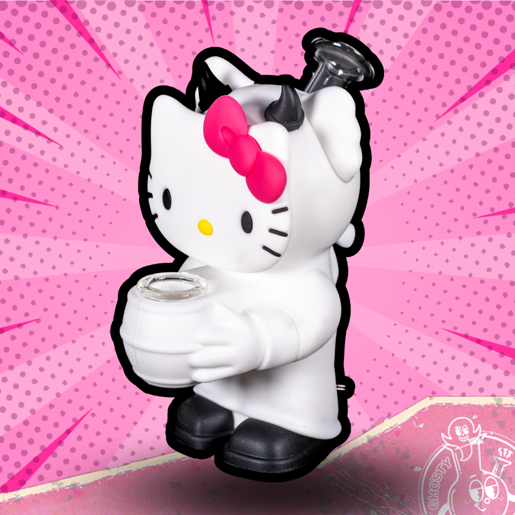 BONG SILICON HELLO KITTY