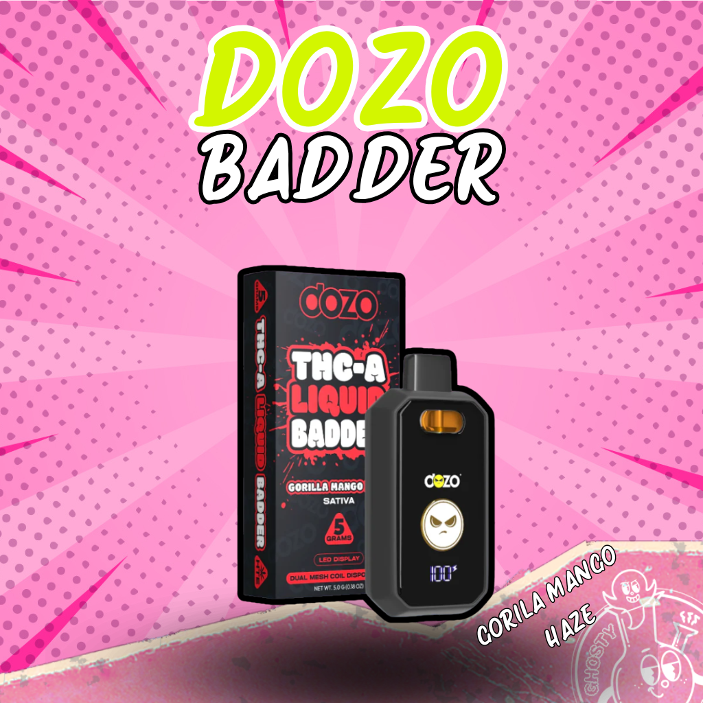 DOZO THC LIQUID BADDER 5G