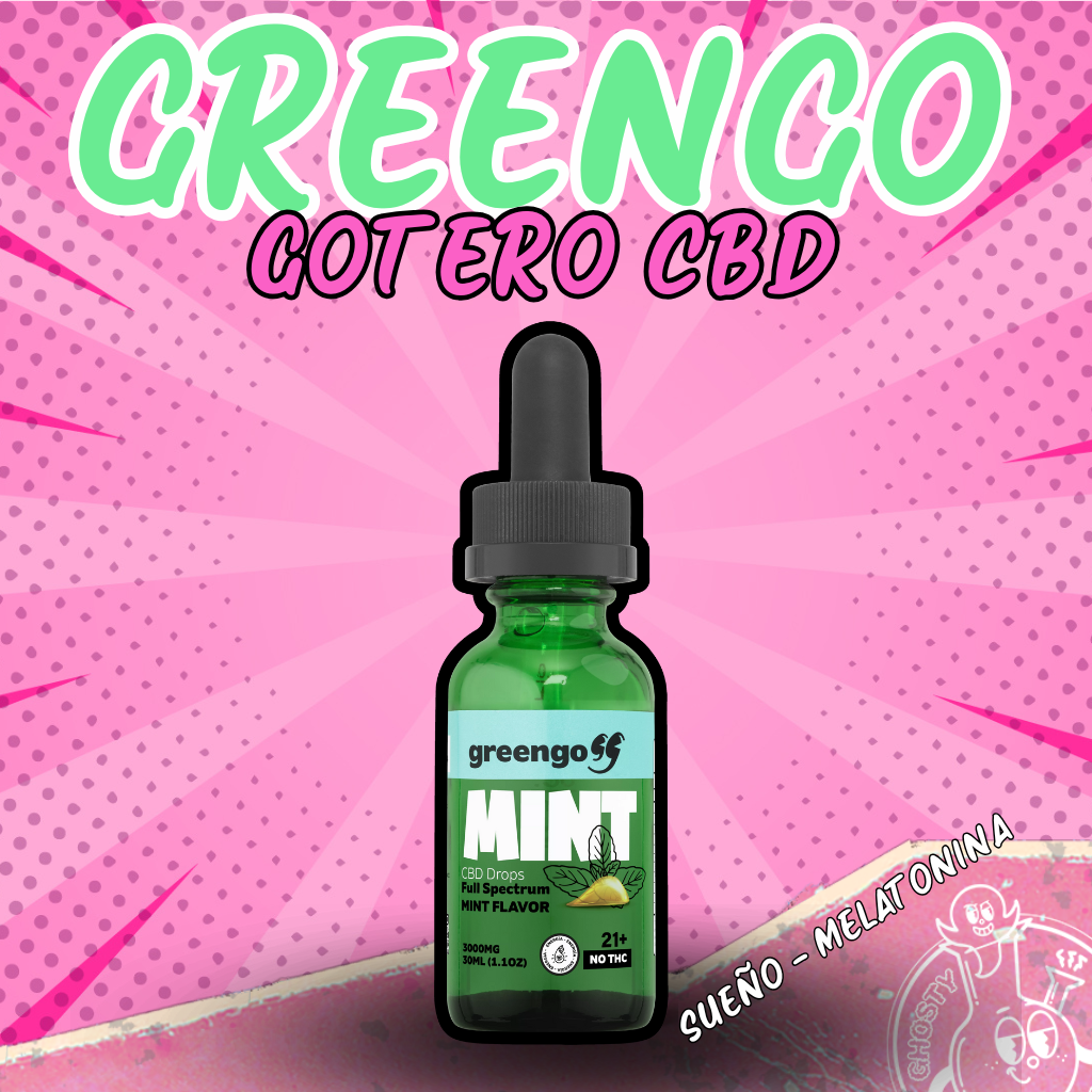 Gotero CBD / Vitamina B12 Sabor Menta 3000mg