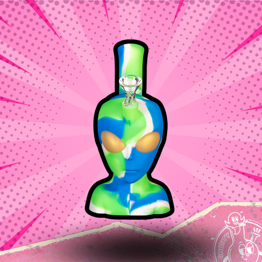 BONG SILICON ALIEN FACE
