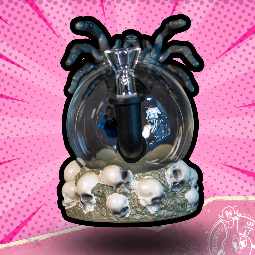BONG SILICON SPIDER GLASS