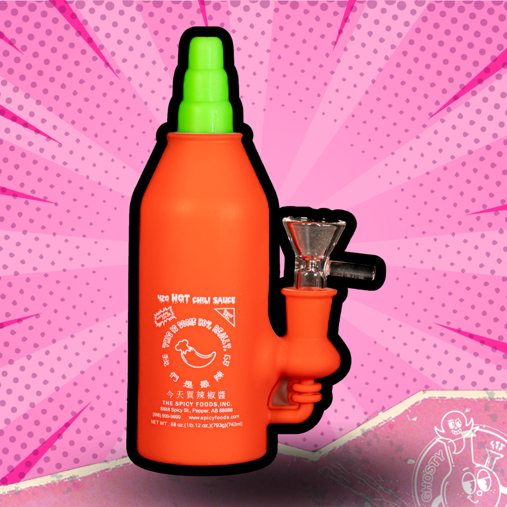 BONG SILICON CHILI BOTTLE
