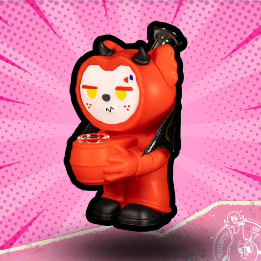 BONG SILICON RED BEAR