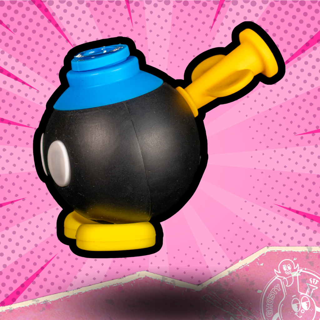 BONG SILICON BOMBA MARIO