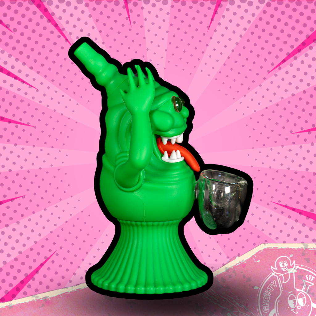 BONG SILICON GREEN MONSTER