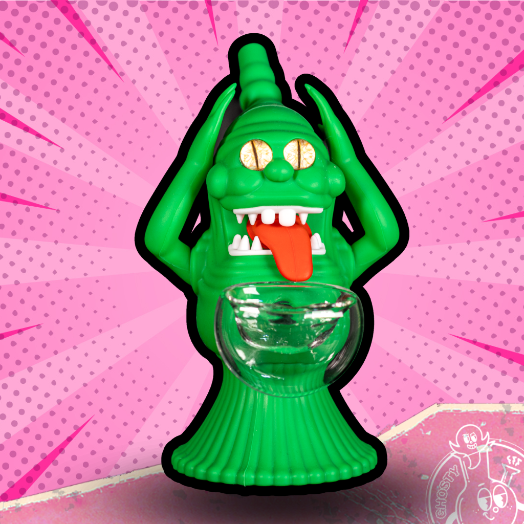 BONG SILICON GREEN MONSTER