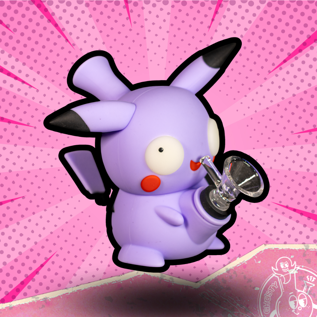 BONG SILICON CRAZY PIKACHU