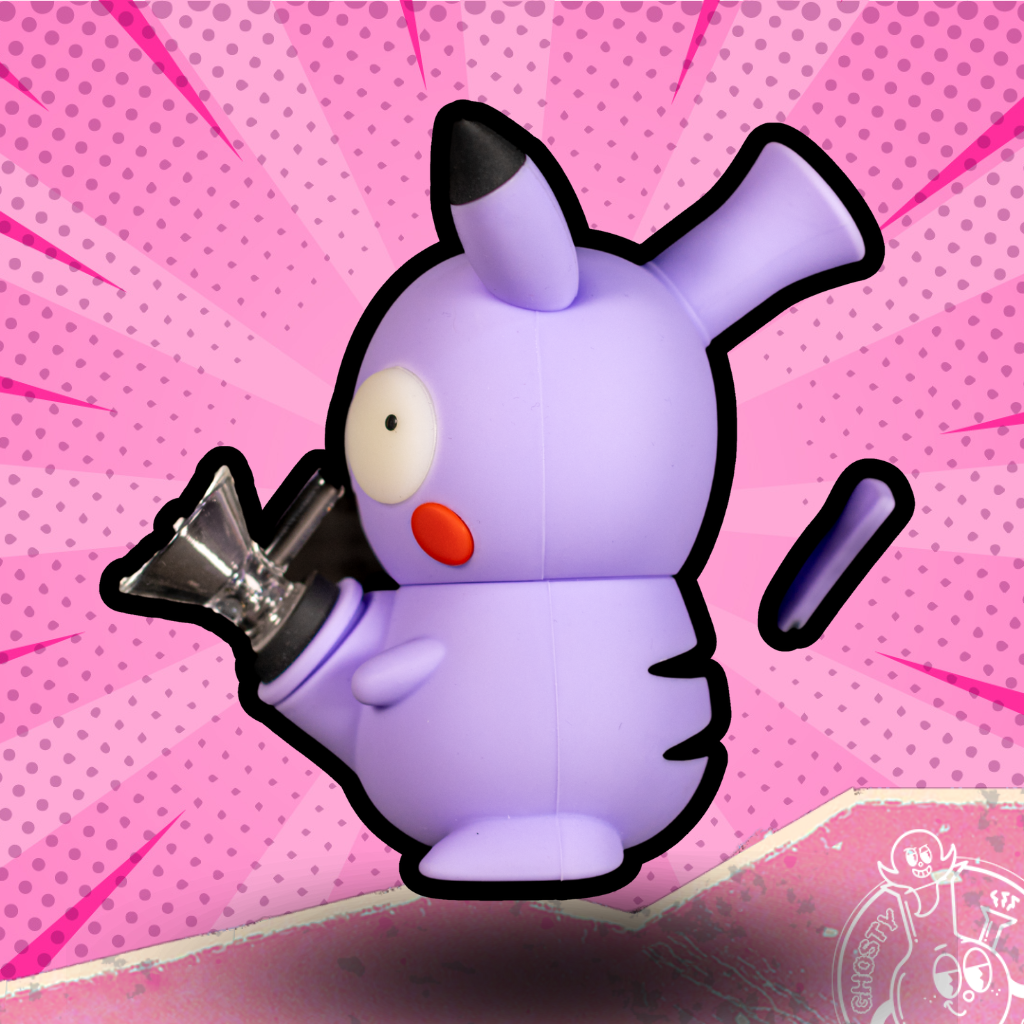 BONG SILICON CRAZY PIKACHU