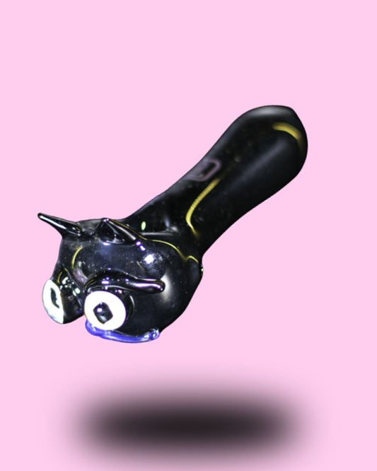 PIPA VIDRIO GATO NEGRO