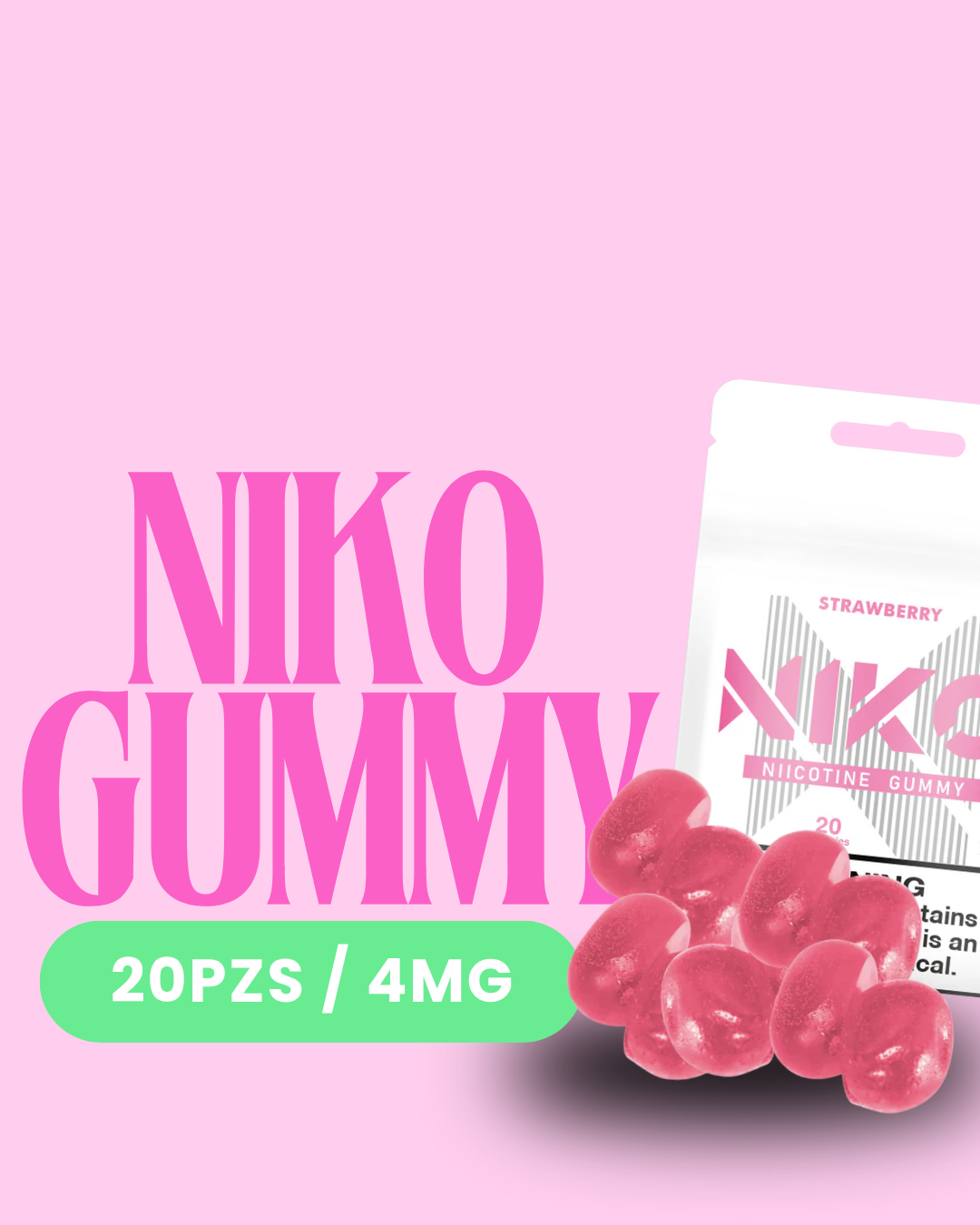 NIKO GUMMY 20PZS / 4MG